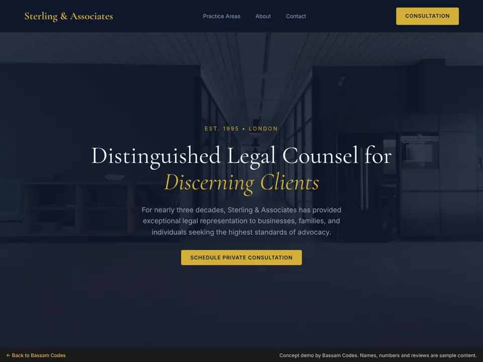 Sterling & Associates concept demo